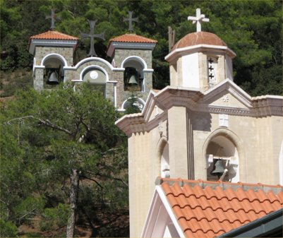 Bysanttilainen kirkko Troodos-vuoristossa - Kypros