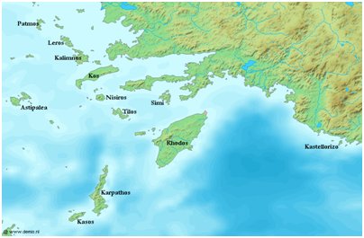 Dodekanesian saaret Aigeianmeri Kreikka
