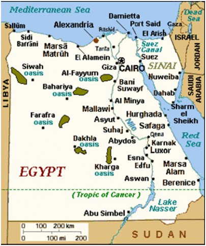 Egyptin kartta
