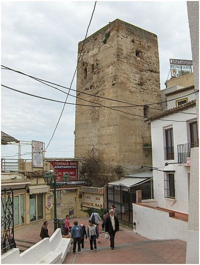 Espanja Costa del Sol Aurinkorannikko Malaga Torremolinos Torre de los Molinos torni