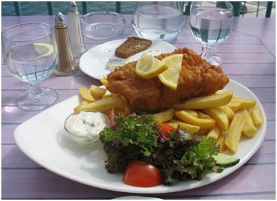 Fish and chips on olennainen osa englantilaista keittiötä