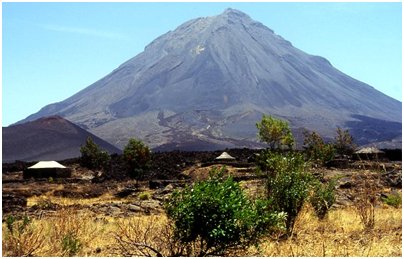 Kap Verde matka mount fogo vuori loma kuva tulivuori fog saari