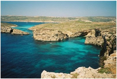 Malta loma matka kuva Sininen laguuni Cominon saarella