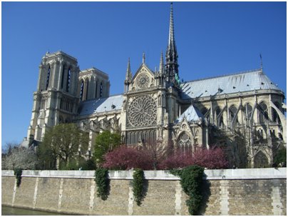 Ranska Pariisi Notre Damen katedraali loma matka Ranska