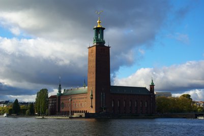 kuva Ruotsi Tukholma kaupungintalo matka